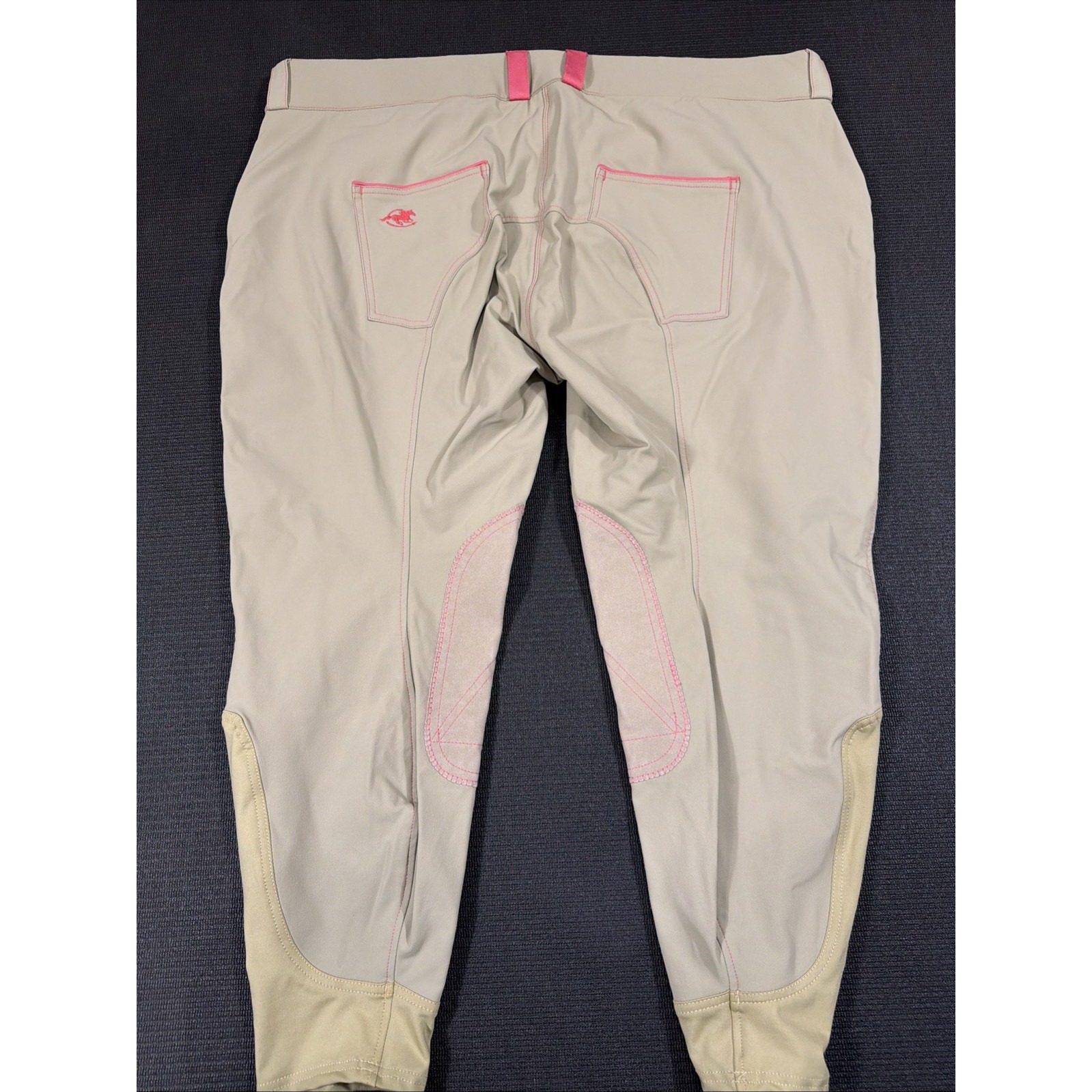 Nwot Piper Evolution By Smartpak Gray Pink Breeches Full Seat 48r — image 4 of 5